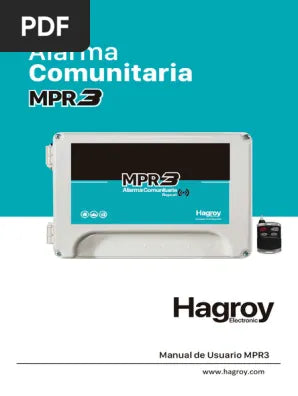 Alarma Comunitaria Hagroy MPR3