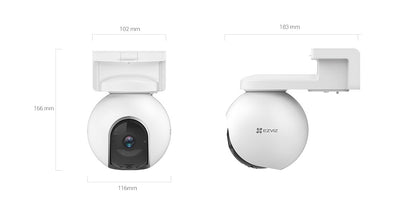 Cámara EB8 EZVIZ - KIT CÁMARA 4G + PANEL SOLAR